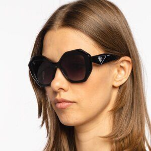 NEW PRADA BLACK GREY EYEGLASSES PRADA